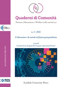 Quaderni di comunità. Persone, educazione e welfare nella società 5.0 - Vol. 3 - Librerie.coop