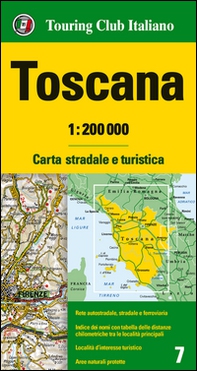 Toscana 1:200.000. Carta stradale e turistica - Librerie.coop