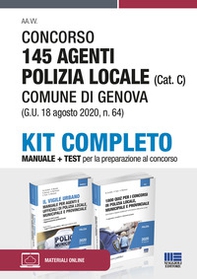 Kit concorso 145 agenti polizia locale (Cat. C) Comune di Genova (G.U. 18 agosto 2020, n. 64). Manuale + Test - Librerie.coop