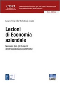Lezioni di economia aziendale. Manuale per gli studenti delle facoltà non economiche - Librerie.coop