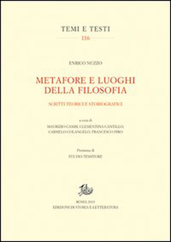 Metafore e luoghi della filosofia. Scritti teorici e storiografici - Librerie.coop Metafore e luoghi della filosofia. Scritti teorici e storiografici - Librerie.coop