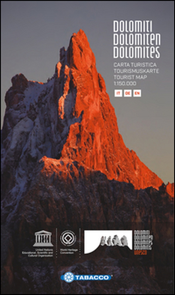 Dolomiti. Carta turistica 1:150.000. Ediz. italiana, tedesca e inglese - Librerie.coop Dolomiti. Carta turistica 1:150.000. Ediz. italiana, tedesca e inglese - Librerie.coop