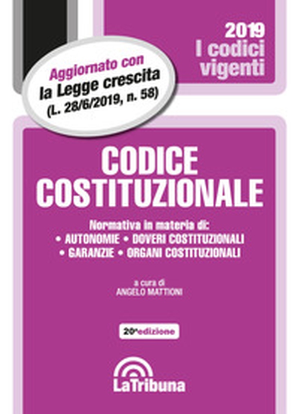Codice costituzionale - Librerie.coop Codice costituzionale - Librerie.coop