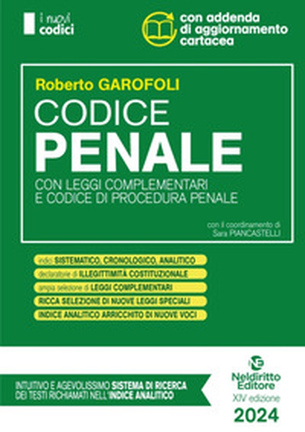 Codice normativo di diritto penale. Concorso in magistratura - Librerie.coop Codice normativo di diritto penale. Concorso in magistratura - Librerie.coop