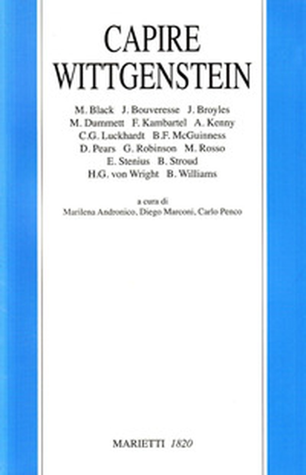 Capire Wittgenstein - Librerie.coop Capire Wittgenstein - Librerie.coop
