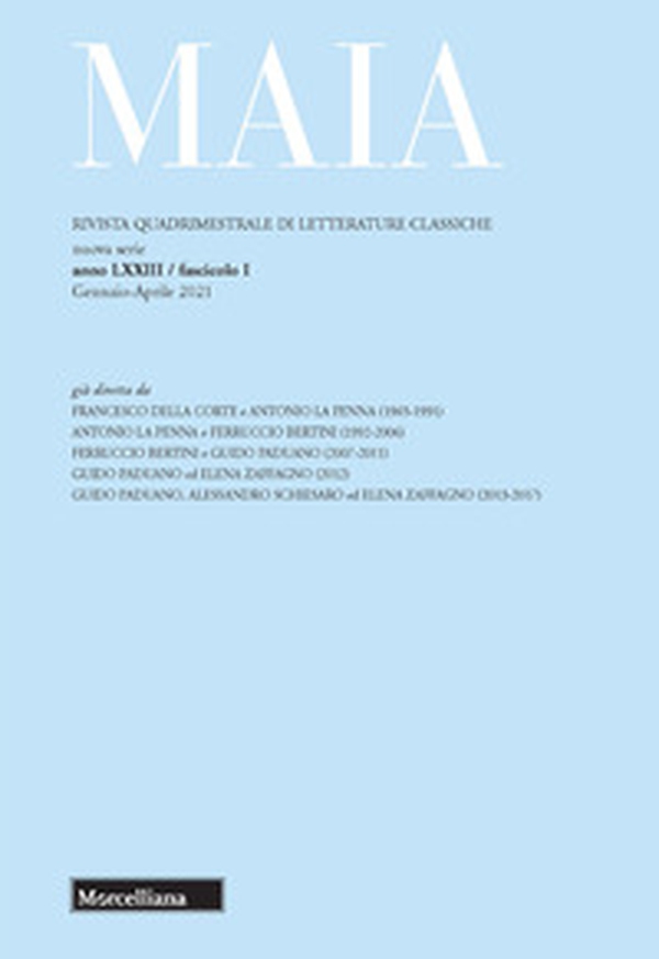 Maia. Rivista di letterature classiche - Librerie.coop Maia. Rivista di letterature classiche - Librerie.coop