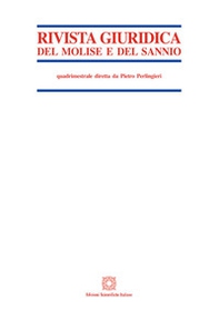 Rivista giuridica del Molise e del Sannio - Vol. 3 - Librerie.coop