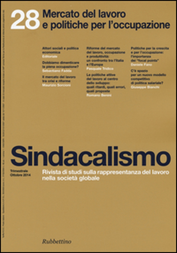 Sindacalismo - Vol. 28 - Librerie.coop Sindacalismo - Vol. 28 - Librerie.coop