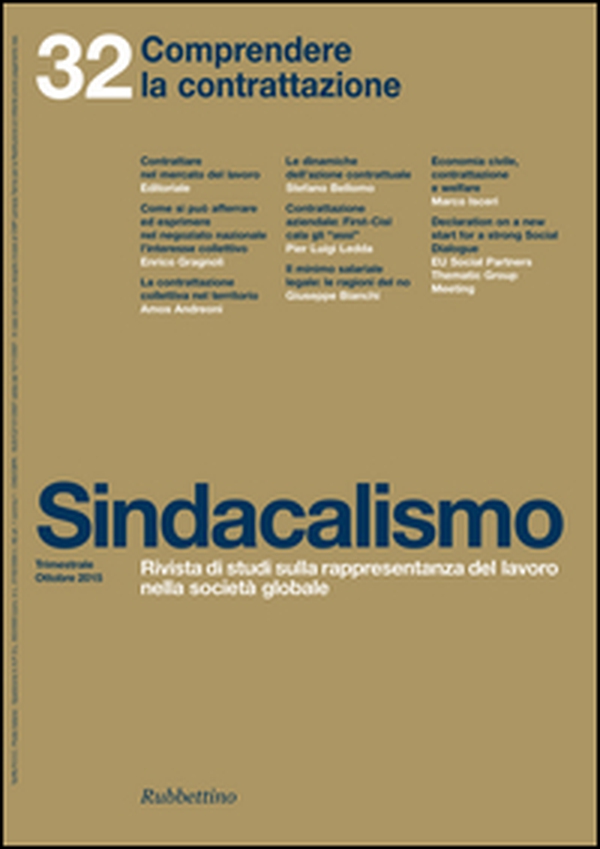 Sindacalismo - Vol. 32 - Librerie.coop Sindacalismo - Vol. 32 - Librerie.coop