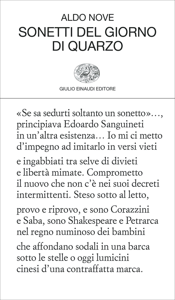 Sonetti del giorno di quarzo - Librerie.coop Sonetti del giorno di quarzo - Librerie.coop