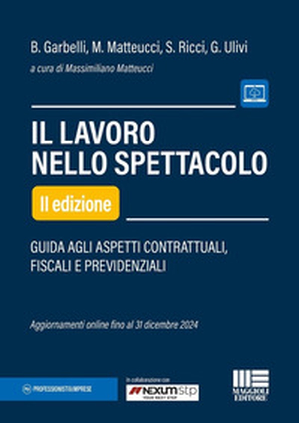 Il lavoro nello spettacolo. Guida agli aspetti contrattuali, fiscali e previdenziali - Librerie.coop Il lavoro nello spettacolo. Guida agli aspetti contrattuali, fiscali e previdenziali - Librerie.coop