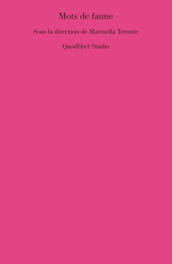 Mots de faune - Librerie.coop Mots de faune - Librerie.coop