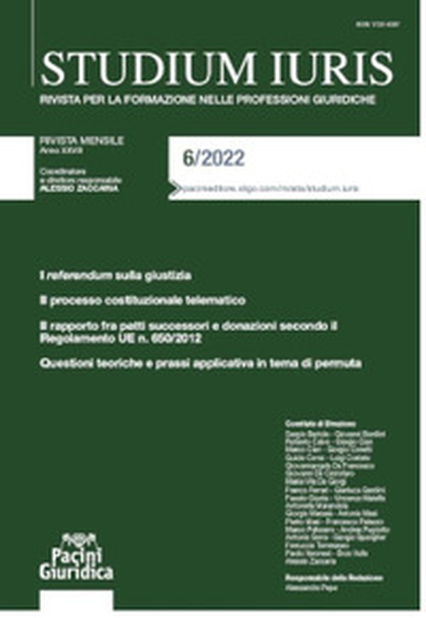 Studium iuris. Rivista per la formazione nelle professioni giuridiche - Librerie.coop Studium iuris. Rivista per la formazione nelle professioni giuridiche - Librerie.coop