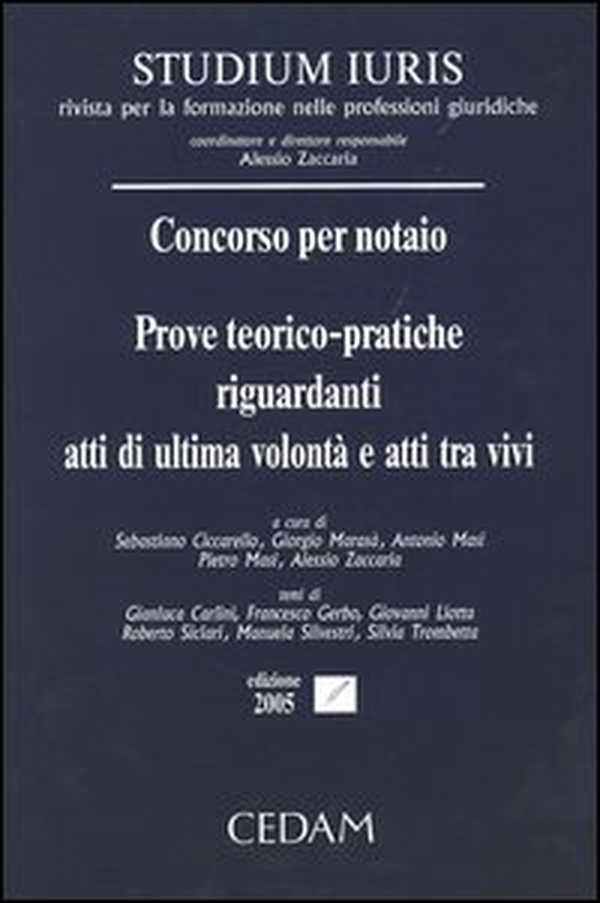 Concorso per notaio. Prove teorico-pratiche riguardanti atti di ultima volontà e atti tra vivi - Librerie.coop Concorso per notaio. Prove teorico-pratiche riguardanti atti di ultima volontà e atti tra vivi - Librerie.coop