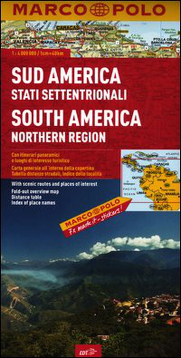 Sud America (stati settentrionali) 1:4.000.000 - Librerie.coop Sud America (stati settentrionali) 1:4.000.000 - Librerie.coop