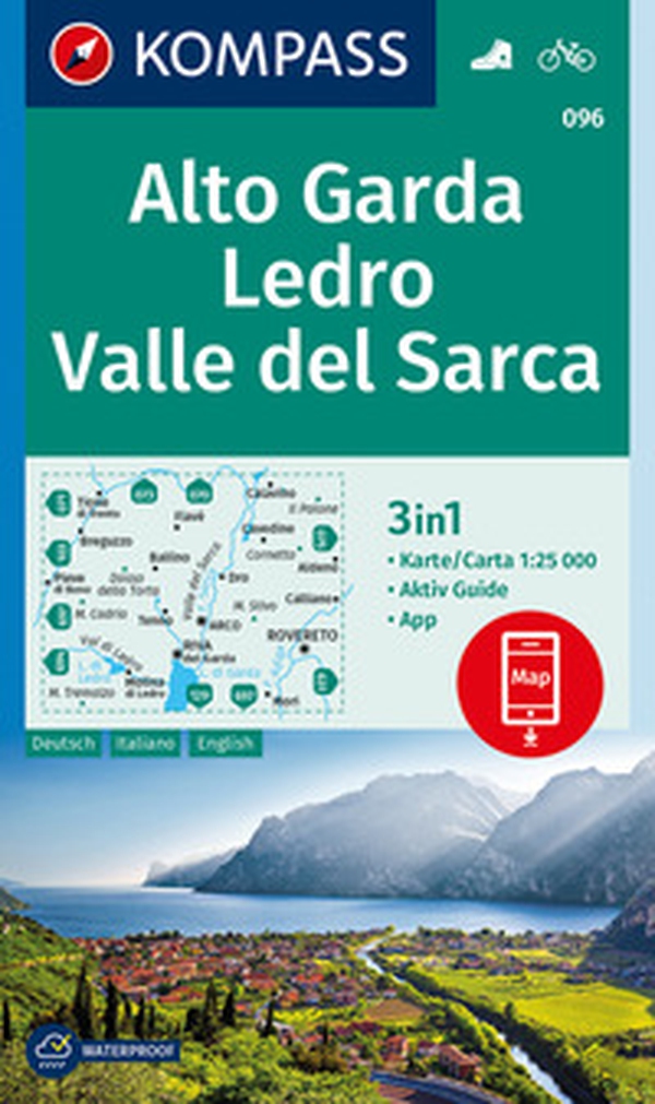 Carta escursionistica n. 96. Alto Garda, Ledro, Valle del Sarca 1:25.000 - Librerie.coop Carta escursionistica n. 96. Alto Garda, Ledro, Valle del Sarca 1:25.000 - Librerie.coop