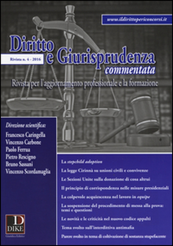 Diritto e giurisprudenza commentata - Vol. 4 - Librerie.coop Diritto e giurisprudenza commentata - Vol. 4 - Librerie.coop