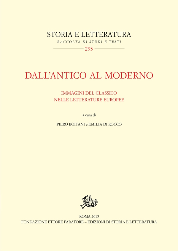 Dall’antico al moderno. Immagini del classico nelle letterature europee - Librerie.coop Dall’antico al moderno. Immagini del classico nelle letterature europee - Librerie.coop