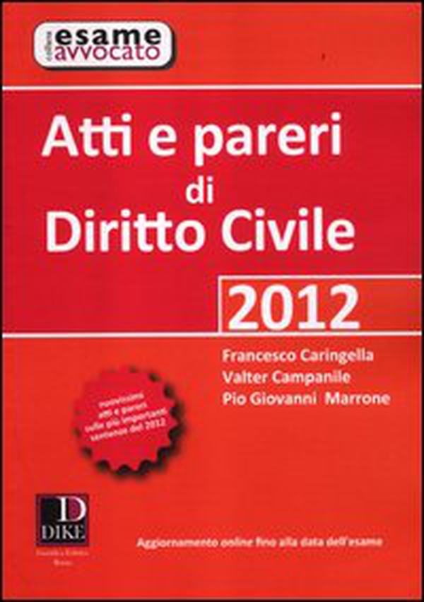 Atti e pareri di diritto civile - Librerie.coop Atti e pareri di diritto civile - Librerie.coop