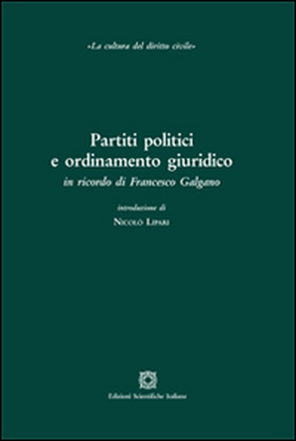 Partiti politici e ordinamento giuridico - Librerie.coop Partiti politici e ordinamento giuridico - Librerie.coop