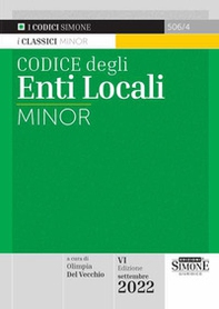 Codice degli enti locali. Ediz. minor - Librerie.coop