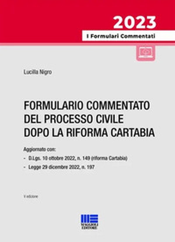 Formulario commentato del processo civile dopo la Riforma Cartabia - Librerie.coop Formulario commentato del processo civile dopo la Riforma Cartabia - Librerie.coop