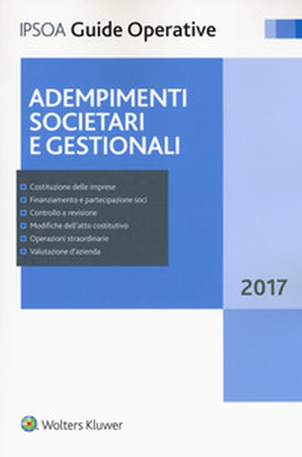 Adempimenti societari e gestionali - Librerie.coop Adempimenti societari e gestionali - Librerie.coop