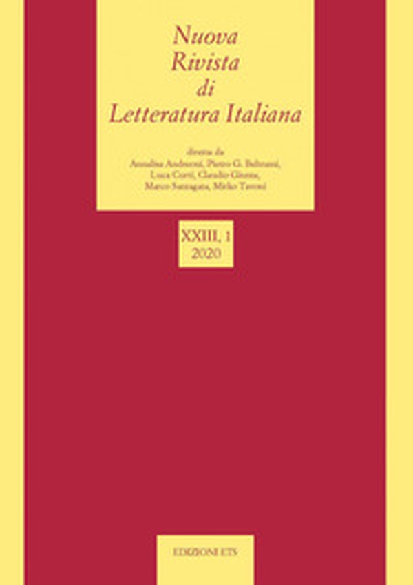 Nuova rivista di letteratura italiana - Vol. 1 - Librerie.coop Nuova rivista di letteratura italiana - Vol. 1 - Librerie.coop
