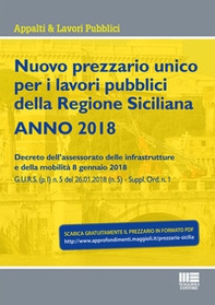 Nuovo prezzario unico regionale per i lavori pubblici della Regione Sicilia 2018 - Librerie.coop