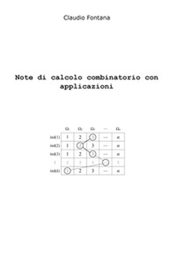Note di calcolo combinatorio con applicazioni - Librerie.coop Note di calcolo combinatorio con applicazioni - Librerie.coop