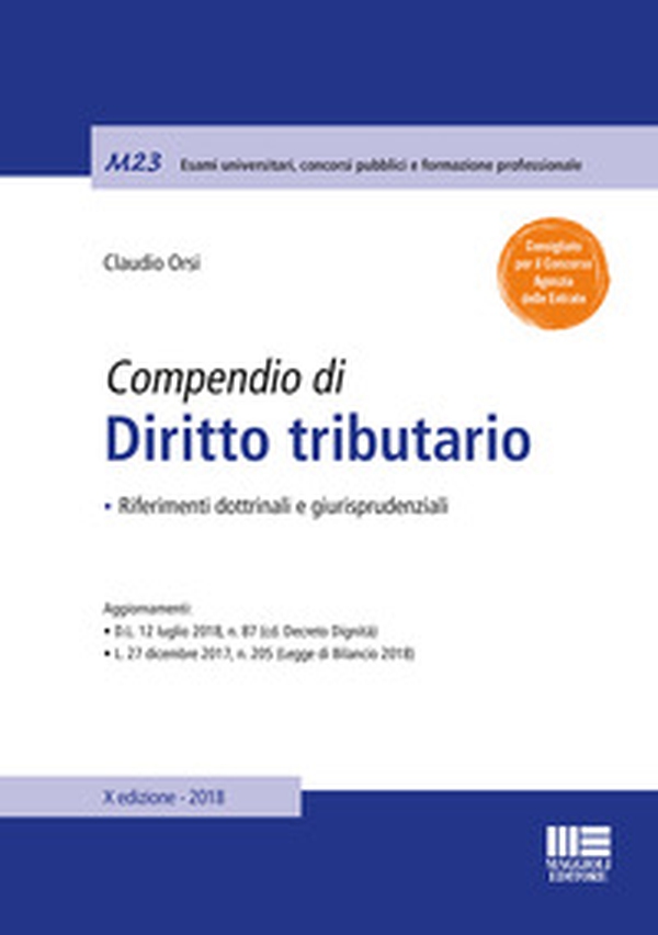 Compendio di diritto tributario. Riferimenti dottrinali e giurisprudenziali - Librerie.coop Compendio di diritto tributario. Riferimenti dottrinali e giurisprudenziali - Librerie.coop