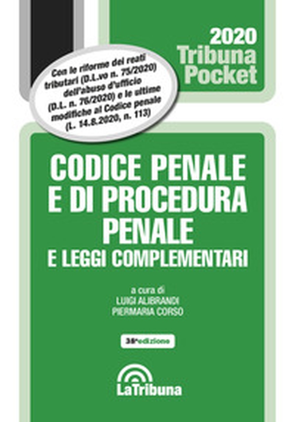 Codice penale e di procedura penale e leggi complementari - Librerie.coop Codice penale e di procedura penale e leggi complementari - Librerie.coop
