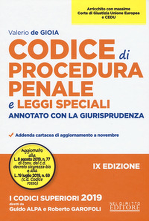 Codice di procedura penale e leggi speciali. Annotato con la giurisprudenza - Librerie.coop Codice di procedura penale e leggi speciali. Annotato con la giurisprudenza - Librerie.coop