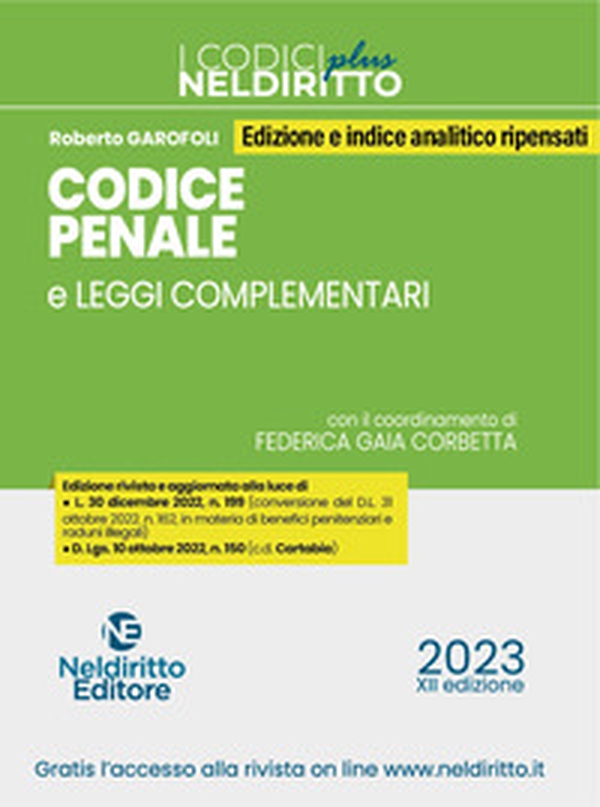 Codice penale e leggi complementari - Librerie.coop Codice penale e leggi complementari - Librerie.coop