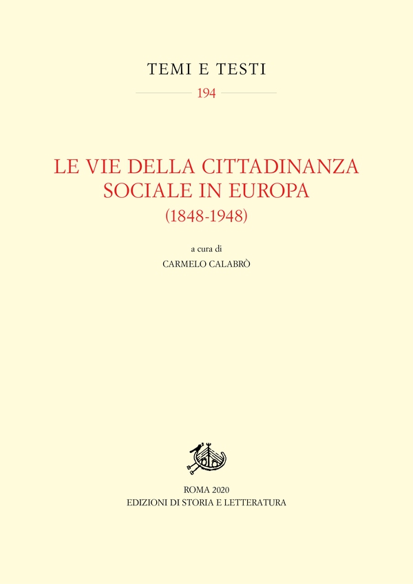 Le vie della cittadinanza sociale in Europa (1848-1948) - Librerie.coop Le vie della cittadinanza sociale in Europa (1848-1948) - Librerie.coop