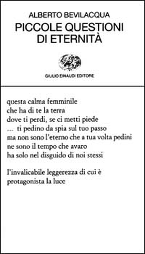 Piccole questioni di eternità - Librerie.coop Piccole questioni di eternità - Librerie.coop