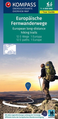 Carta escursionistica n. 2562. Europäische Fernwanderwege, 12 E-Wege - Librerie.coop
