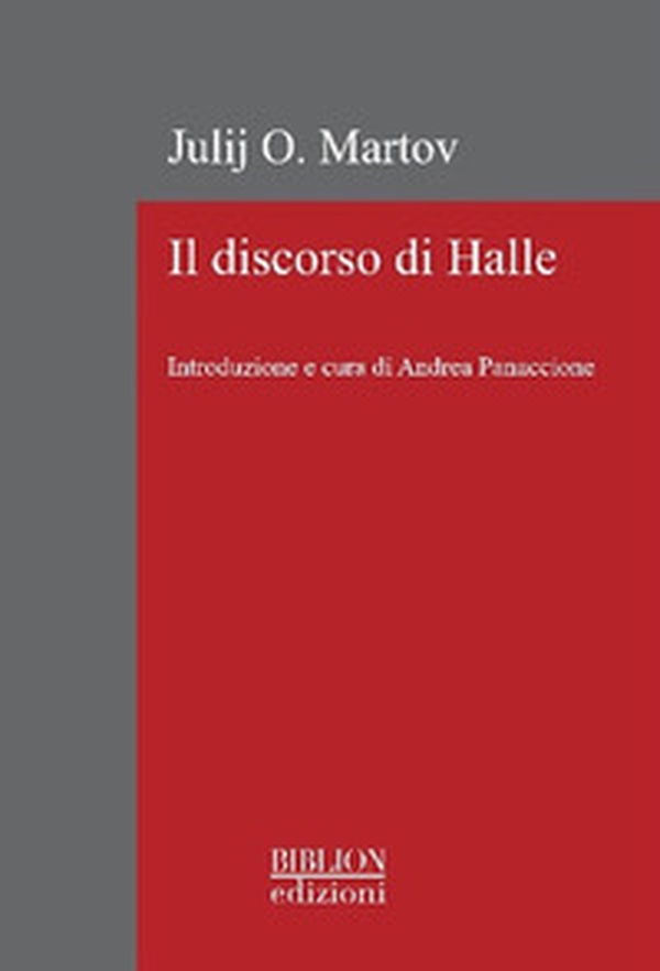 Il discorso di Halle - Librerie.coop Il discorso di Halle - Librerie.coop