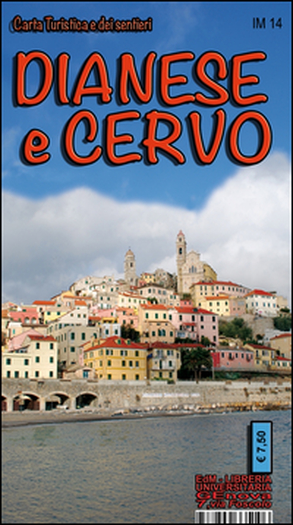 Dianese e Cervo. Carta turistica e dei sentieri 1:25.000. San Lorenzo al Mare, Porto Maurizio, Oneglia, Diano Ligure, Cervo, Andora - Librerie.coop Dianese e Cervo. Carta turistica e dei sentieri 1:25.000. San Lorenzo al Mare, Porto Maurizio, Oneglia, Diano Ligure, Cervo, Andora - Librerie.coop