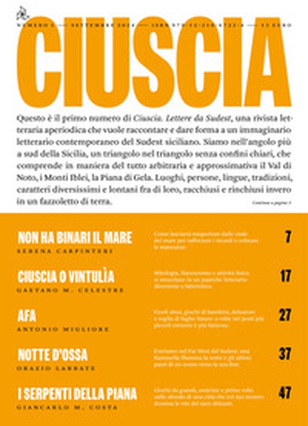 Ciuscia. Lettere da sudest - Vol. 1 - Librerie.coop Ciuscia. Lettere da sudest - Vol. 1 - Librerie.coop