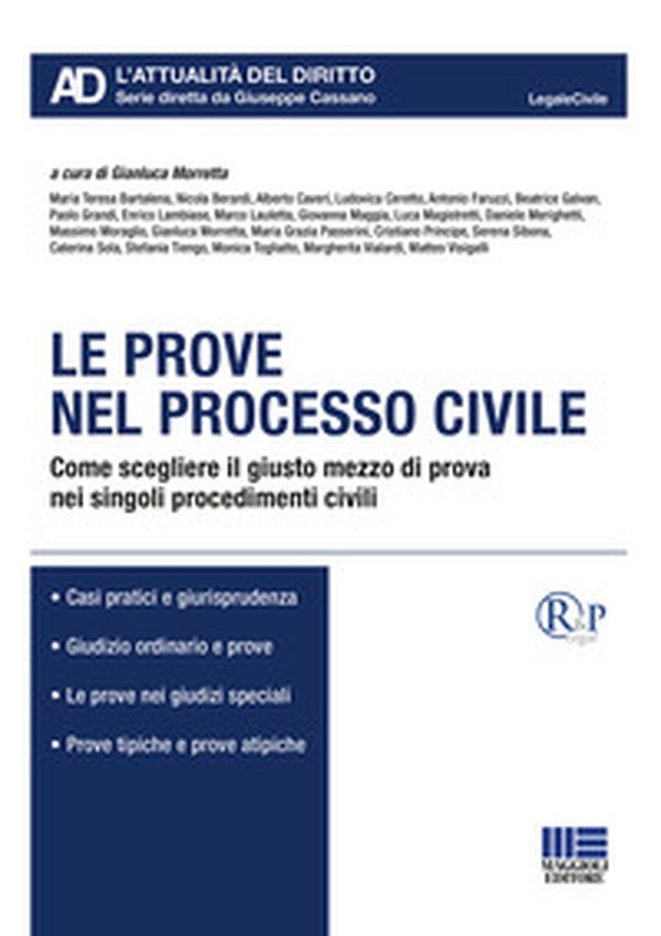 Le prove nel processo civile. Come scegliere il giusto mezzo di prova nei singoli procedimenti civili - Librerie.coop Le prove nel processo civile. Come scegliere il giusto mezzo di prova nei singoli procedimenti civili - Librerie.coop