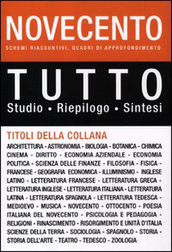 Tutto Novecento. Schemi riassuntivi, quadri di approfondimento - Librerie.coop Tutto Novecento. Schemi riassuntivi, quadri di approfondimento - Librerie.coop