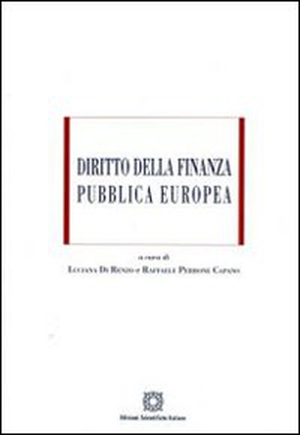 Diritto della finanza pubblica europea - Librerie.coop Diritto della finanza pubblica europea - Librerie.coop