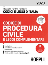 Codice di procedura civile e leggi complementari 2023 - Librerie.coop