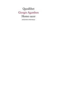 Homo sacer - Librerie.coop