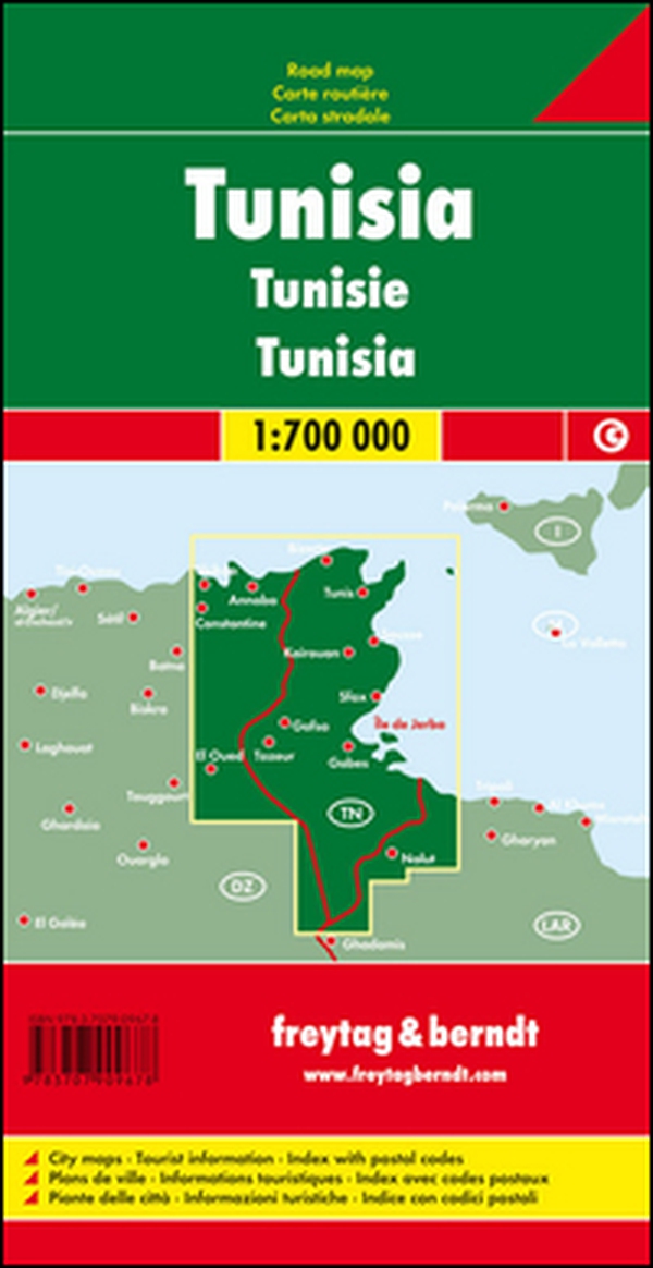Tunisia 1:700.000 - Librerie.coop Tunisia 1:700.000 - Librerie.coop