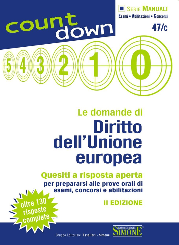 Le domande di Diritto dell'Unione europea - Librerie.coop Le domande di Diritto dell'Unione europea - Librerie.coop