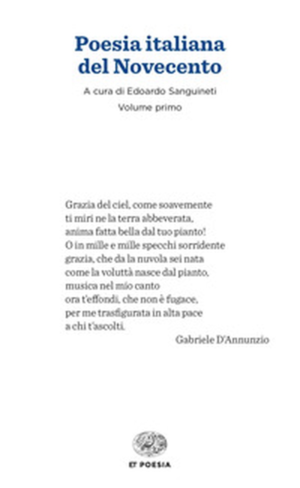 Poesia italiana del Novecento - Librerie.coop Poesia italiana del Novecento - Librerie.coop