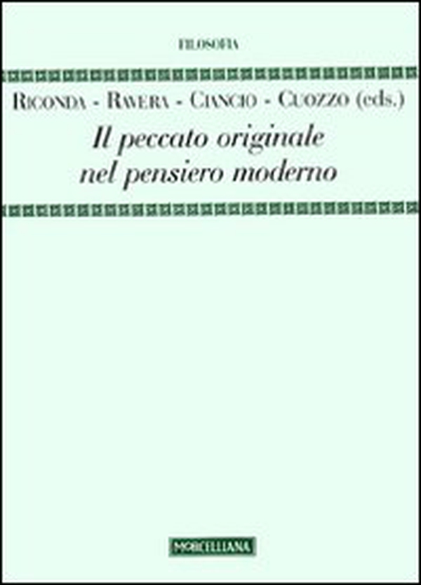 Il peccato originale nel pensiero moderno - Librerie.coop Il peccato originale nel pensiero moderno - Librerie.coop