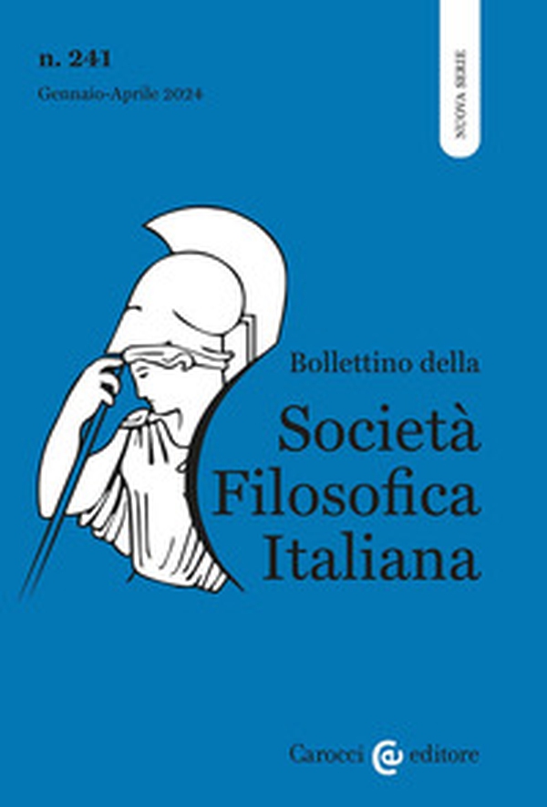 Bollettino della società filosofica italiana. Nuova serie - Vol. 1 - Librerie.coop Bollettino della società filosofica italiana. Nuova serie - Vol. 1 - Librerie.coop